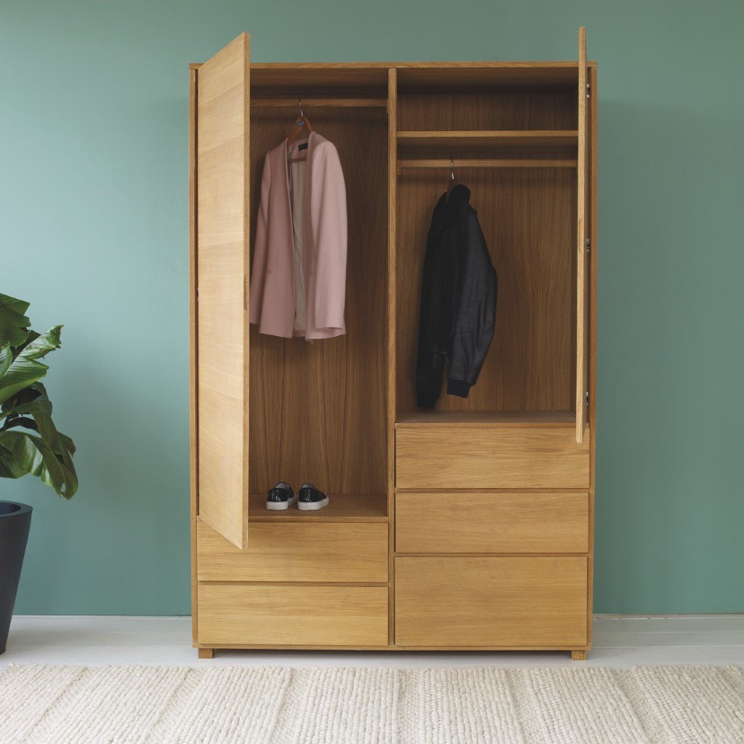 2 Door Wardrobe with Drawer